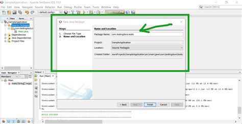 netbeans access test package|junit from netbeans 6.7.